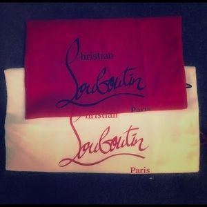 Christian Louboutin dust bag bundle. March madness